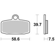 Тормозные колодки Braking 955CM44 Италия