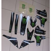 Комплект наклеек  FX MONSTER ENERGY  Yamaha YZ450 (10-13г) В комплекте: на переднее, заднее крыло, м