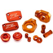 Комплект крышек Zeta Billet Kit 250SX06-12/250XCF-W/EXC-F 06-/250SX-F/XC-F 07-12 оранжевый ZE51-2433