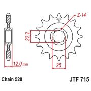 Звезда ведущая JT sprockets JTF715.13 Gas Gas
