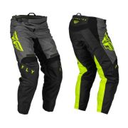 Штаны FLY RACING F-16 черный/серый/Hi-Vis желтый размер:30 376-93030