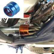 Соединитель глушителя с резонатором NiceCNC Husqvarna TE/TX/TE-I 14-22/Husaberg TE 13-14 оранжевый
