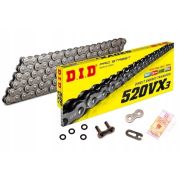Цепь DID520VX3 Steel X-Ring 120 звеньев