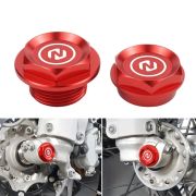 Гайка и крышка передней оси колеса NiceCNC Beta RR250 15-22/RR300 15-22/RR350/450/RR-S красный