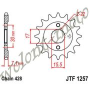 Звезда ведущая JT sprockets JTF1257.15