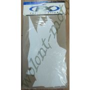 Наклейки фон номера для мотоцикла Factory Effex KTM  SX250/SX250F белый 10-62530
