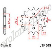 Звезда ведущая PBR 513 C15 как: JTF519.15