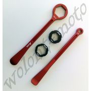 Набор сверхлегких монтажек Accel- ключей 32,27, 22, 12,10мм Красный TL-04