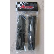Чехлы на спицы мотоцикла Accel 8.5« *38pcs+ 7.5» *38pcs  SS-101 Black Spoke skin