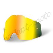 Линза подростковая 100% Accuri/Strata JR Anti-Fog Gold Mirror 51003-009-02