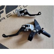 Комплект откидных рычагов (рычаг сцепления в сборе с легким выжимом) Yamaha/Honda черный