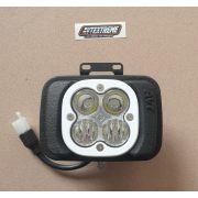 Светодиодная фара AVTextreme Honda XR 250/400/650 черный корпус/белая фара