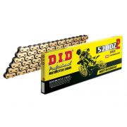 Цепь DID520DZ2 GOLD&BLACK без сальников 120 звеньев