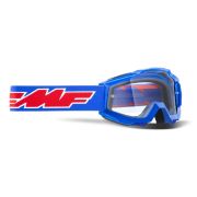 Очки подростковые FMF Powerbomb Rocket Blue - прозрачная линза F-50300-101-02
