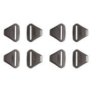 Застежки к наколенникам подростковым Leatt Z-Frame Bucle Kit Junior Pair Black 4020004700