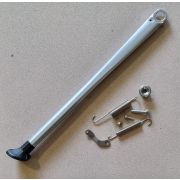 Боковая подножка+пружина+втулки Husqvarna/KTM 17-23/Gas Gas EX/EC/EX-F/EC-F 21-23 серый черный