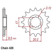 Звезда ведущая Sunstar KTM SX65 13зубов 11013 Как JTF1906.13