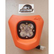 Светодиодная фара AVTextreme KTM EXC 14-23 оранжевый корпус/черная фара