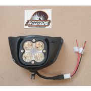 Светодиодная фара AVTextreme Yamaha WR250F/450F 07-11 черный корпус/черная фара