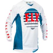 Джерси FLY RACING KINETIC K220 размер:S синяя/белая/красная
