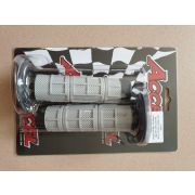 Грипсы Accel двухкопонентные без отверстия чёрный-серый RGP-633M-125