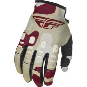 Перчатки FLY RACING KINETIС K221 размер:S/8 серые/бордовые