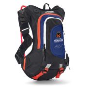 Рюкзак с поилкой Uswe RAW 8 Kurt Caselli Edition черный/синий/оранжевый V-2084240