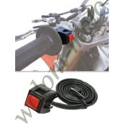 Кнопка (Stop)  DRC Черно-красн D45-00-100