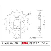 Звезда ведущая RK C4024-14 как:JTF1322.14
