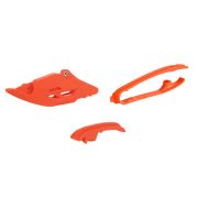 Ловушка цепи+слайдер цепи+нижний слайдер Polisport KTM EXC/EXC-F 23- оранж 91314