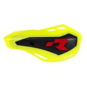 Защита рук+крепеж на руль+крепеж на рычаги R-TECH HP-1 двухкомпонентная HI-Viz желтый