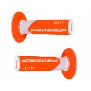 Грипсы Progrip 801-242 White-Orange Fluo PA080100BIAF