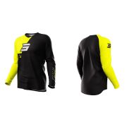 Джерси SHOT DRAW SQUAD размер:S черный/Hi-Vis желтый