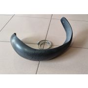 Защита резонатора карбон SakhTuning KTM EXC250/EXC300/Husqvarna TE250/TE300 20-23/GasGas 23