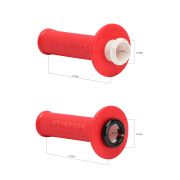 Грипсы Nibbi LOCK-ON GRIP 2T/4T красный