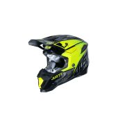 Внедорожный шлем JUST1 J40 Shooter Hi-Vis зеленый глянцевый размер:L