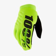 Перчатки 100% Brisker Fluo Yellow/Black размер:L 10003-00017