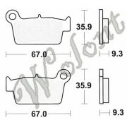 Тормозные колодки Otom R02-006 как:890CM44
