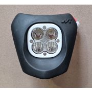 Светодиодная фара AVTextreme на китайские мотоциклы (дизайн KTM14-22) черный корпус/белая фара