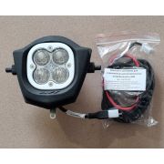 Светодиодная фара AVTextreme + КПП к АКБ GASGAS enduro(Rieju 20) черный корпус/белая фара