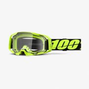 Очки 100% Armatic Neon Yellow / Clear 50059-00004