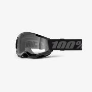 Очки подростковые 100% Strata 2 Junior Black / Clear 50031-00007
