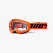 Очки подростковые 100% Strata 2 Junior Neon Orange / Clear 50031-00009