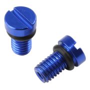 Винты клапана вилки ZETA FF AirValveCap Screw KYB/SHOWA Blue 2pcs ZE56-11006