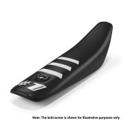 Перетяжка сидения универсальный OneGripper Mini RIBBED Black/White OGSC03-LRM-BLWHWH