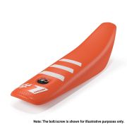 Перетяжка сидения универсальный OneGripper Mini RIBBED Orange/White OGSC03-LRM-OEWHWH