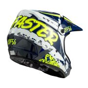 Внедорожный шлем Starks EF56 Шлем Base MX синий/белый/Hi-Viz глянец размер:M LC0327