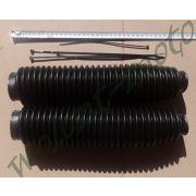 Защита вилки (Гофры) Polisport черный 350x41x58 8365000004